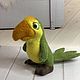 felt toy: Parrot, Felted Toy, Zelenograd,  Фото №1