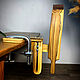 Order Table saddler made of walnut 'Spring'. vyzhiganievlg (serikovwoodcraft). Livemaster. . Leather Tools Фото №3