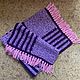 Knitted carpet in a square of different colors. Floor mats. vyazanaya6tu4ka. Online shopping on My Livemaster.  Фото №2