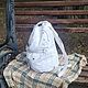Order Backpack denim Pocket WhiteCapII. bRucksack. Livemaster. . Backpacks Фото №3