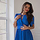 'Monaco ' silk dress, cornflower blue. Dresses. Studio CAXAP by Tatyana Bykonya. Online shopping on My Livemaster.  Фото №2