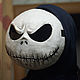 Jack Skellington Mask Resin Full face Halloween mask. Character masks. Kachestvennye avtorskie maski (Magazinnt). Интернет-магазин Ярмарка Мастеров.  Фото №2