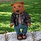 Teddy bear Stefan/Тедди Мишка Степан. Мишки Тедди. Kosolapiki-family. Интернет-магазин Ярмарка Мастеров.  Фото №2