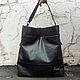 Women's handbag genuine leather, Classic Bag, Moscow,  Фото №1