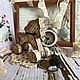 Ретро лошадка желтая. Интерьерная кукла. Ксюша Макеева (интерьерные куклы). Ярмарка Мастеров.  Фото №4