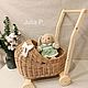  Коляска для кукол и игрушек. Игрушки. Julia. Ярмарка Мастеров.  Фото №6