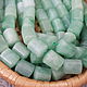 Natural Jade barrel 18h13h6 mm, 'Jade Cream'. Beads1. Crystal Sky Hrustalnoe Nebo. Интернет-магазин Ярмарка Мастеров.  Фото №2