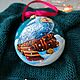 Елочный шар сова Букля. Елочные игрушки. Christmas Ornaments. Интернет-магазин Ярмарка Мастеров.  Фото №2