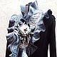 Felted turtleneck with flower brooch. Boa. zavAlenka. Online shopping on My Livemaster.  Фото №2