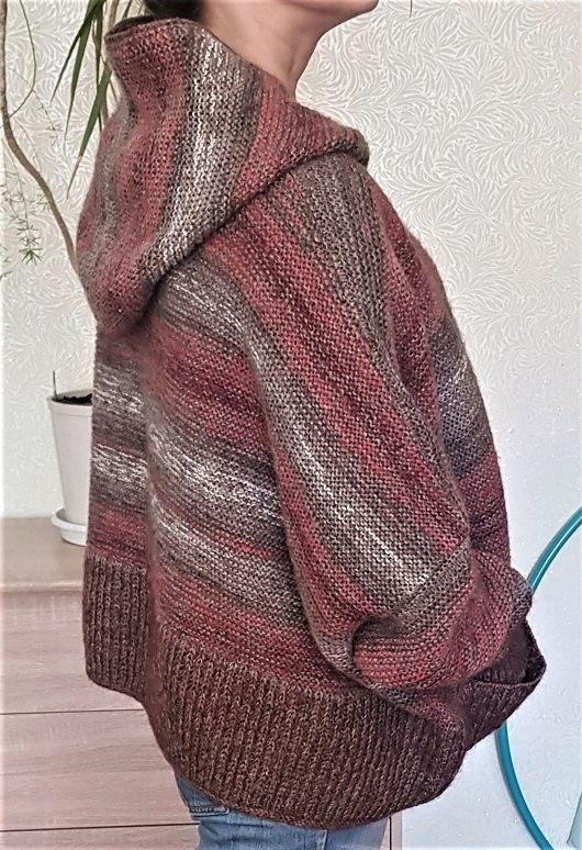 Кофта с капюшоном Меланж – заказать на Ярмарке Мастеров – ORPACRU ...