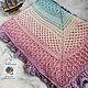 Knitted blanket 'Chrysanthemum' wool blend. Blankets. Makushka_knits. Online shopping on My Livemaster.  Фото №2