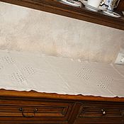 Винтаж handmade. Livemaster - original item Linen carpet is in perfect condition. Handmade.