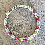 Украшения handmade. Livemaster - original item Bead Harness Rosettes Beaded Necklace. Handmade.