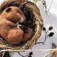 Спящая орешниковая соня (коллекционная интерьерная работа). Войлочная игрушка. Синица-мастерица. Интернет-магазин Ярмарка Мастеров.  Фото №2