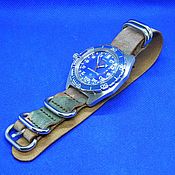 Украшения handmade. Livemaster - original item Watchband Camouflage Zulu 20mm. Handmade.