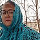 Ниспадающий платок для храма. Платок. Косынка, Платки, Москва,  Фото №1
