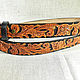 Order Men's leather belt ' Classic No. №5'. schwanzchen. Livemaster. . Straps Фото №3