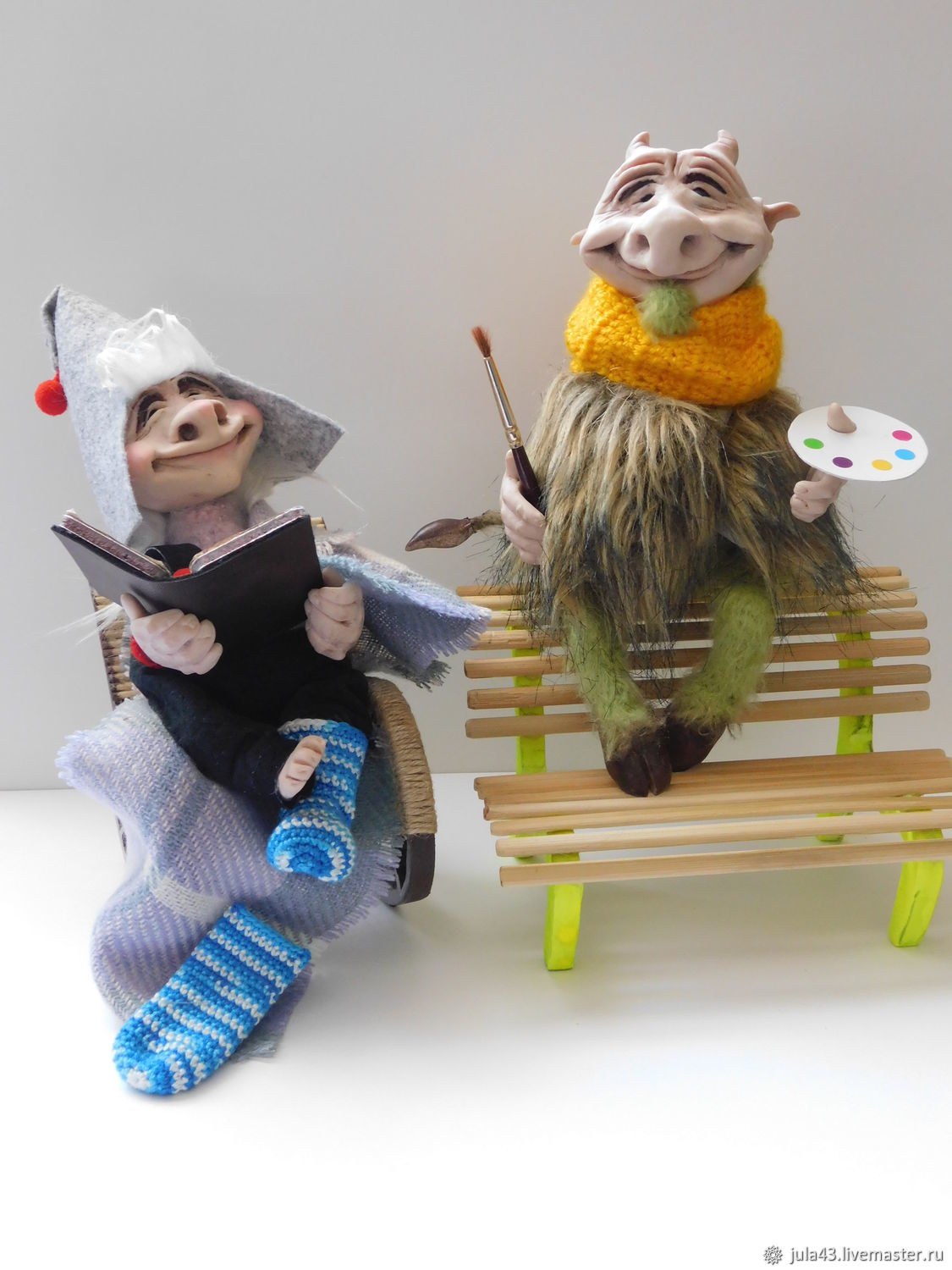 Чертенок, интерьерная игрушка – купить онлайн на Ярмарке Мастеров ...