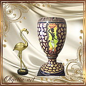 Керамическая ваза "Восточный мотив"
