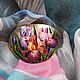 Bouquet of irises. Pendants. jewelryartaccessories. Online shopping on My Livemaster.  Фото №2