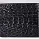 Бумажник из натуральной кожи крокодила IMA0225B111. Кошельки. CrocShop товары из экзотической кожи. Интернет-магазин Ярмарка Мастеров.  Фото №2