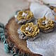 Set of felt brooches-maltok 'Listopad', Brooches, Kamensk-Shahtinskij,  Фото №1