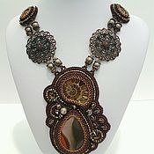 Украшения handmade. Livemaster - original item Necklace pendant bead 
