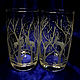 стаканы для воды гравировка  олени. Стаканы. Engravingglass. Интернет-магазин Ярмарка Мастеров.  Фото №2