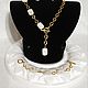 Necklace chain with pearls different, Chain, Khabarovsk,  Фото №1