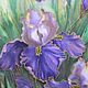 'Favorite irises' (batik panels). Pictures. studiya. Online shopping on My Livemaster.  Фото №2