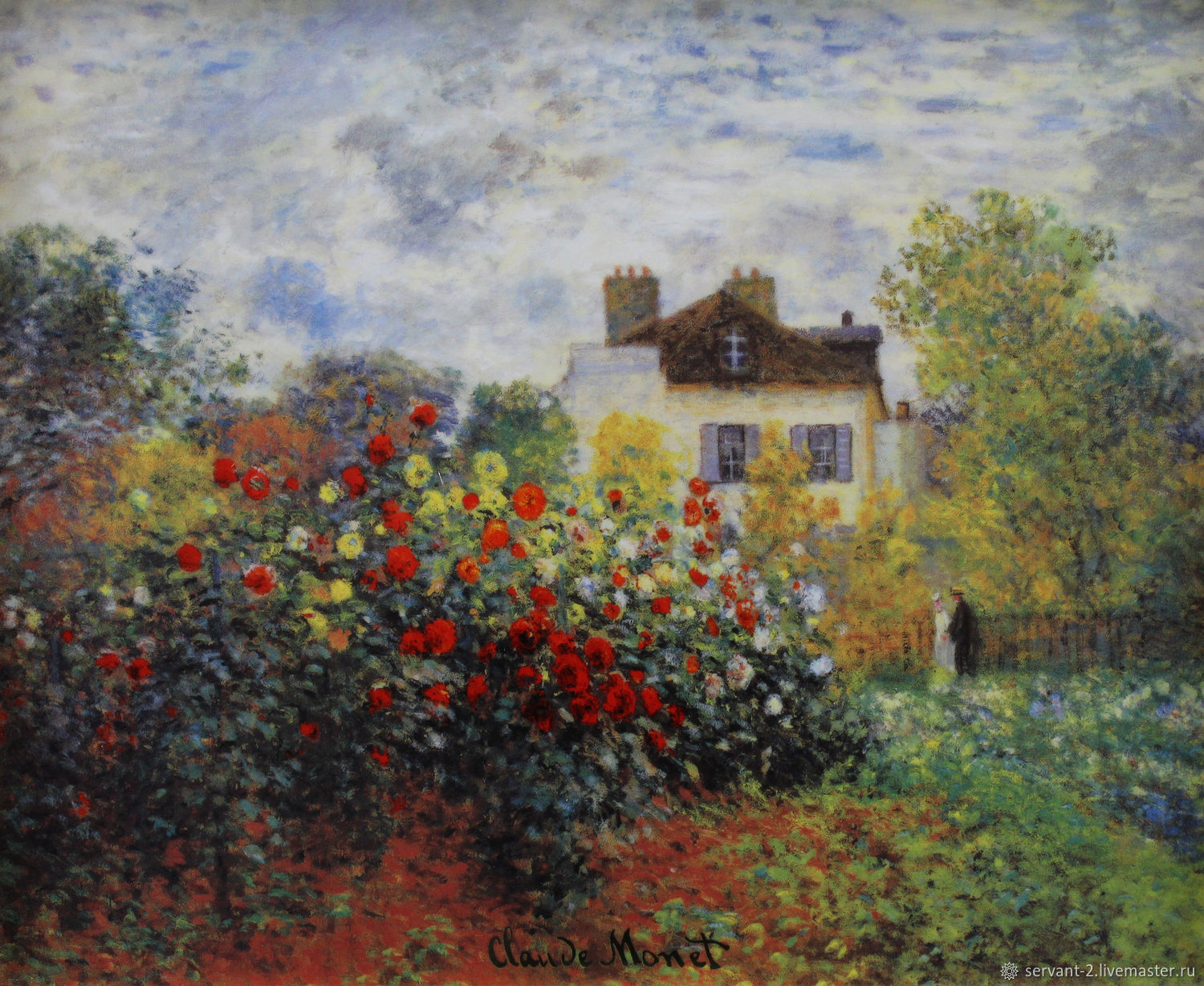 Дом художника фарфоровая картина Клод Моне Artist Orbis Claude Monet в  интернет-магазине на Ярмарке Мастеров | Картины, Санкт-Петербург - доставка  по России. Товар продан.