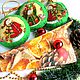 Ёлочные зелёные фетровые хлопковые игрушки Ждем Деда Мороза. Елочные игрушки. Уютные вещи (elenapivneva). Интернет-магазин Ярмарка Мастеров.  Фото №2