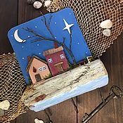 Для дома и интерьера handmade. Livemaster - original item Wall-mounted housekeepers: « Silent Night
