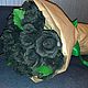 Букет из конфет "ЧЕРНЫЕ РОЗЫ". Букеты. Nasha-Tasha. Ярмарка Мастеров.  Фото №6
