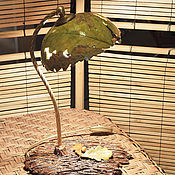 Для дома и интерьера handmade. Livemaster - original item Table lamp Oak leaves and acorns. Handmade.
