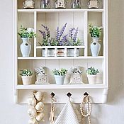 Shelf on the wall (panel) with filling Sunny Provence