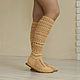 Summer boots 'Diana'. High Boots. KnittedBoots. My Livemaster. Фото №6