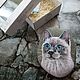 Кошка Буся. Портрет на камне. Камни. OLizza. Ярмарка Мастеров.  Фото №4