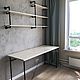 Стол/парта для школьника/студента в стиле лофт. Столы. WOOD LOFT (woodloftmsk). Интернет-магазин Ярмарка Мастеров.  Фото №2