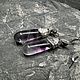 Заказать Серьги с флюоритом "Ti". Art Gems. Ярмарка Мастеров. . Серьги классические Фото №3