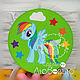 Alphabet made of felt in the box ' My Little Pony'. Stuffed Toys. made with love. Online shopping on My Livemaster.  Фото №2