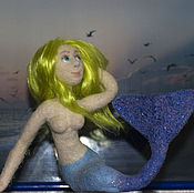 Сувениры и подарки handmade. Livemaster - original item Souvenirs: Mermaid, dreamy slender, Golden-haired beauty. Handmade.