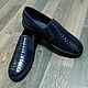 Slip-ons made of genuine Python and nubuck leather, in stock!. Slip-ons. SHOES&BAGS. My Livemaster. Фото №6