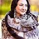Войлочный палантин Lady cheetah. Палантины. Татьяна Воронина (tatyanavoronina). Ярмарка Мастеров.  Фото №4