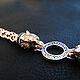 Bracelet 'Wolves' BZ 024. Chain bracelet. Persian (persianjewelry) (persianjewelry). My Livemaster. Фото №4