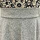 Длинная юбка из шерсти зимняя серая с кашемиром. Юбки. LADY SHRI (ОЛЬГА). Ярмарка Мастеров.  Фото №5