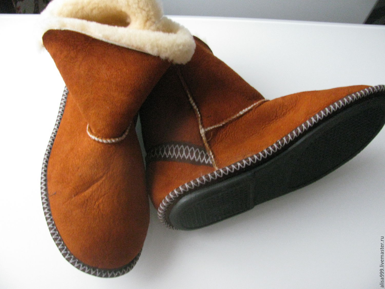 Sheep fur ugg boots are homemade, Ugg boots, Moscow,  Фото №1