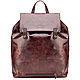 Leather backpack 'Brooke' (antique brown), Backpacks, St. Petersburg,  Фото №1