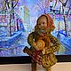 Заказать Ватная игрушка. интерьерная кукла.Елочная игрушка. Ватные интерьерные игрушки. Евгения. Ярмарка Мастеров. . Интерьерная кукла Фото №3
