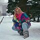 Вязаная куртка (полушубок). Пальто. Irina_znaet. Интернет-магазин Ярмарка Мастеров.  Фото №2